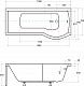Besco Акриловая ванна Inspiro 150x70 P со шторкой – фотография-12